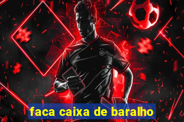 faca caixa de baralho